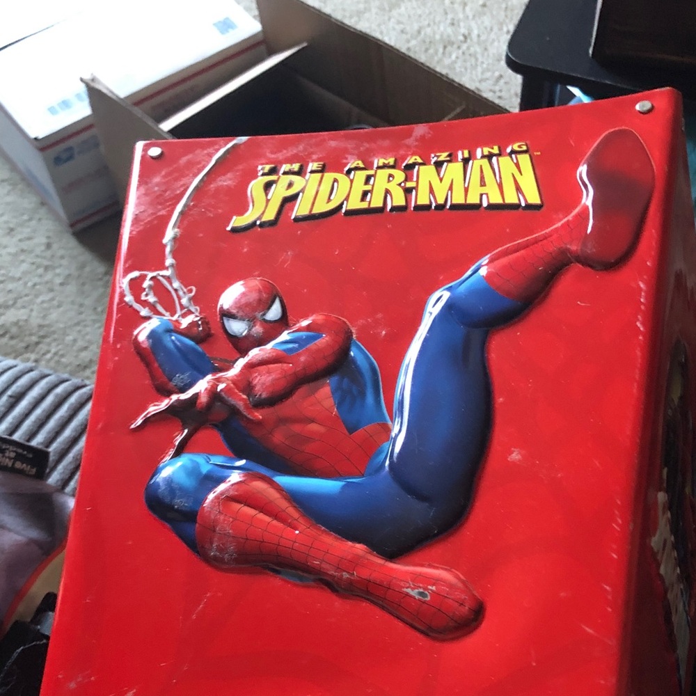 The Amazing Spider-Man Red Tin Box
